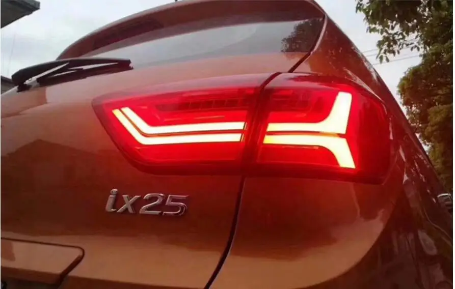 

Car tail lights for taillight Creta IX25 2014~2016year LED IX 25 Tail Light Rear Lamp DRL+Brake+Park+Turning Lamp