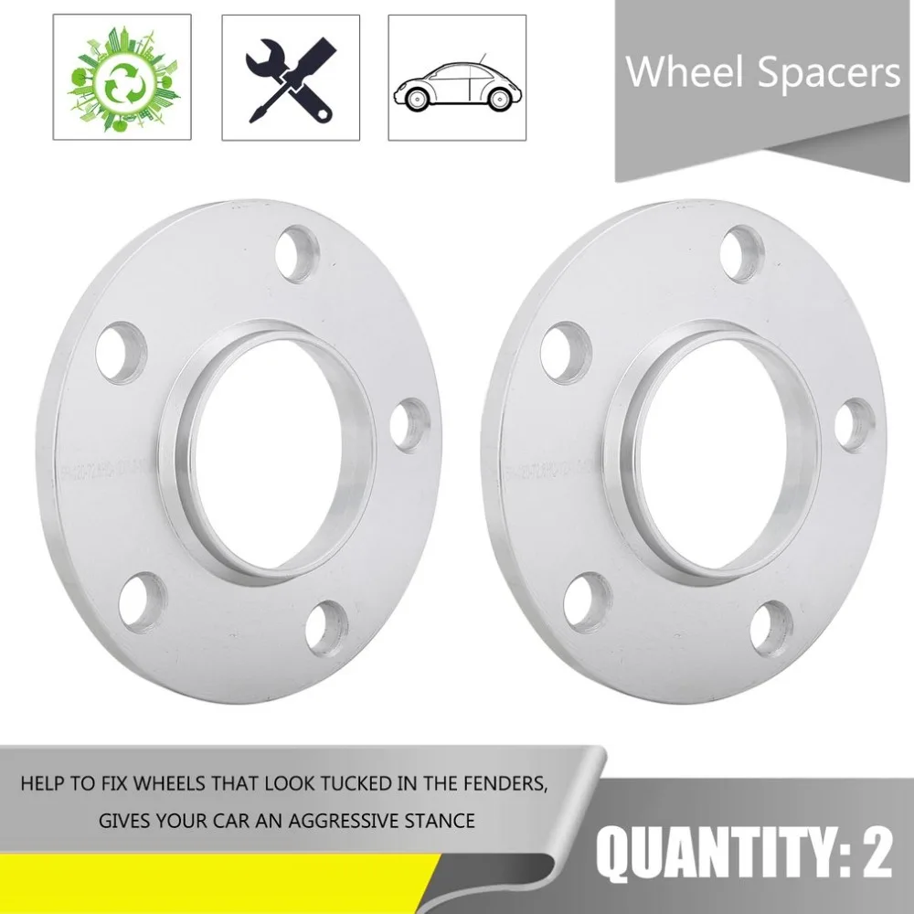 

(Ship From DE) 2PCS/lot 2x10mm Thick PCD 5x120 CB 72.5mm THD M12xP1.5 Forged Alloy Tyre Flange Car Wheel Spacer Adapter For BMW