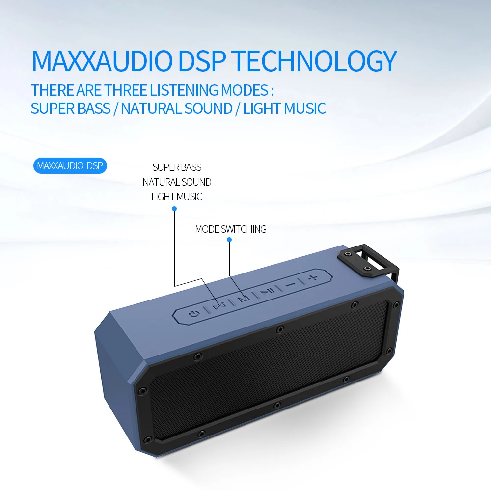 Беспроводной Bluetooth 4 2 IPX7 водонепроницаемы переносной динамик Бумбокс Джек caixa de