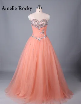 

Cheap Quinceanera Gowns 2019 Debutante Sweet 16 Princess Coral Quinceanera Dresses 2019 Ball Gown 15 Years Dresses