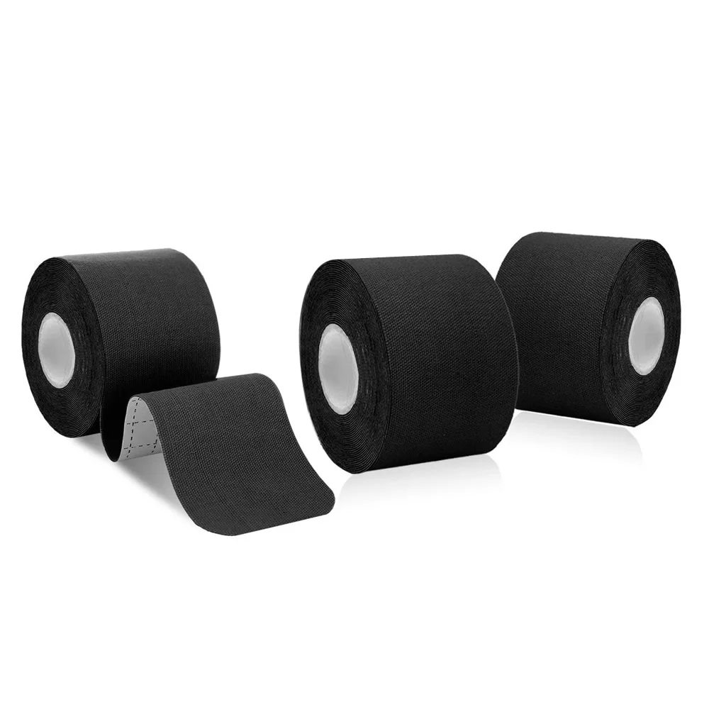 

6 Rolls Waterproof Cotton Elastic Kinesiology Tape Adhesive Bandage Knee Elbow Protector Muscle Sports Taping Width 2.5-5cm