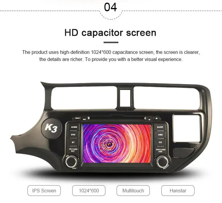 Excellent JDASTON Android 8.1 Car Multimedia DVD Player For KIA Rio K3 2012 2013 2014 2015 2 Din Car Radio GPS Navigation Stereo WIFI RDS 5