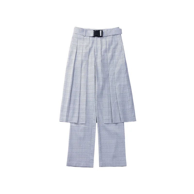 2019 Spring Qiaoxinmingxing Network Red Same Fashion Temperament Suit Notched Double Breasted Plaid Women Blazers and Jackets