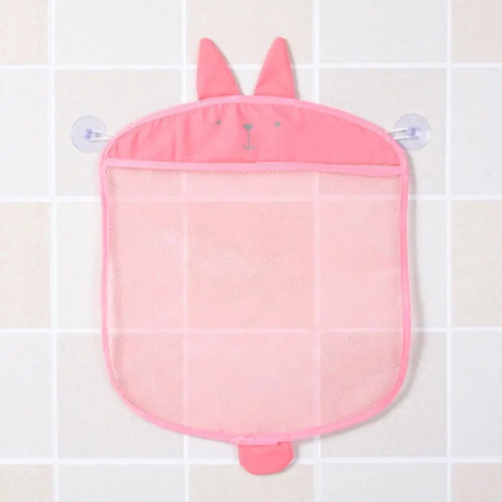 pink Стиль Ванна игрушка сетка сумка для хранения Органайзер держатель вещи аккуратная сеть - Цвет: pink