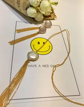 شراءشحن مجاني> نوبل مجوهرات دسمة 9 كيلو البيضاء جنوب البحر الباروك اليابان عملة اللؤلؤ قلادة القرط مجموعة