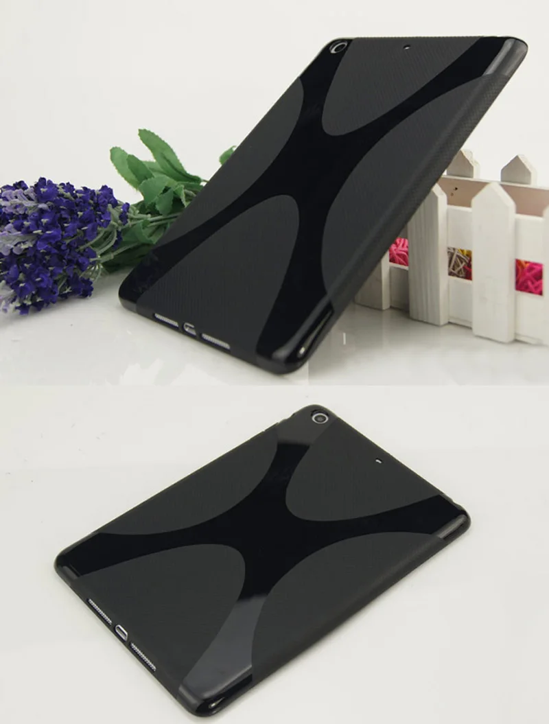 X Line Matte TPU Gel Silicone Protective Skin Back Case Cover Pouch Silicon Sleeve Bag For Apple iPad Mini 1 2 3 7.9" Tablet |