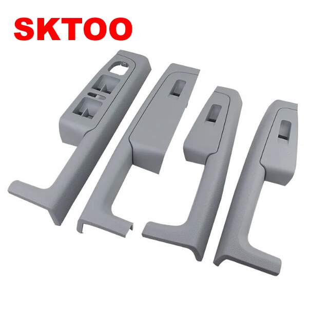 

A Set (Gray)For Skoda Superb Inner door handle door armrest, switch box inside the door of the glove package