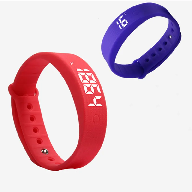 

Colorful Pedometer Step Counter Fitness Bracelet Smart Step Tracker Walking Distance Pedometer Wrist Watch