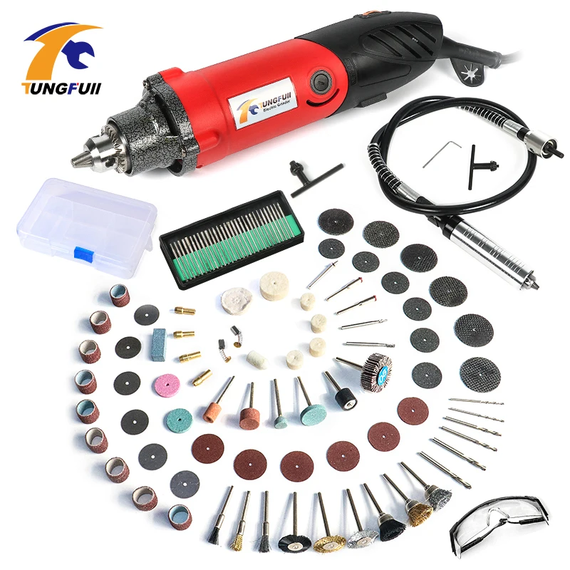 

Tungfull 500W Engraving Machine Variable Speed Dremel Rotary Tool With Dremel Accessories Polishing Dremel Flexible Shaft