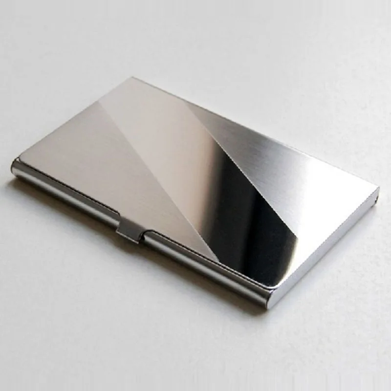 Водонепроницаемый Нержавеющая сталь серебристый алюминиевый металлический чехол коробка Бизнес ID Имя кредитной держатель для карт чехол для визитной карточки для карт чехол - Цвет: pattern 5