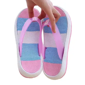 

Summer Beach Women's Color Block Thick Soled Anti-skid Sandals Slippers Flip Flops