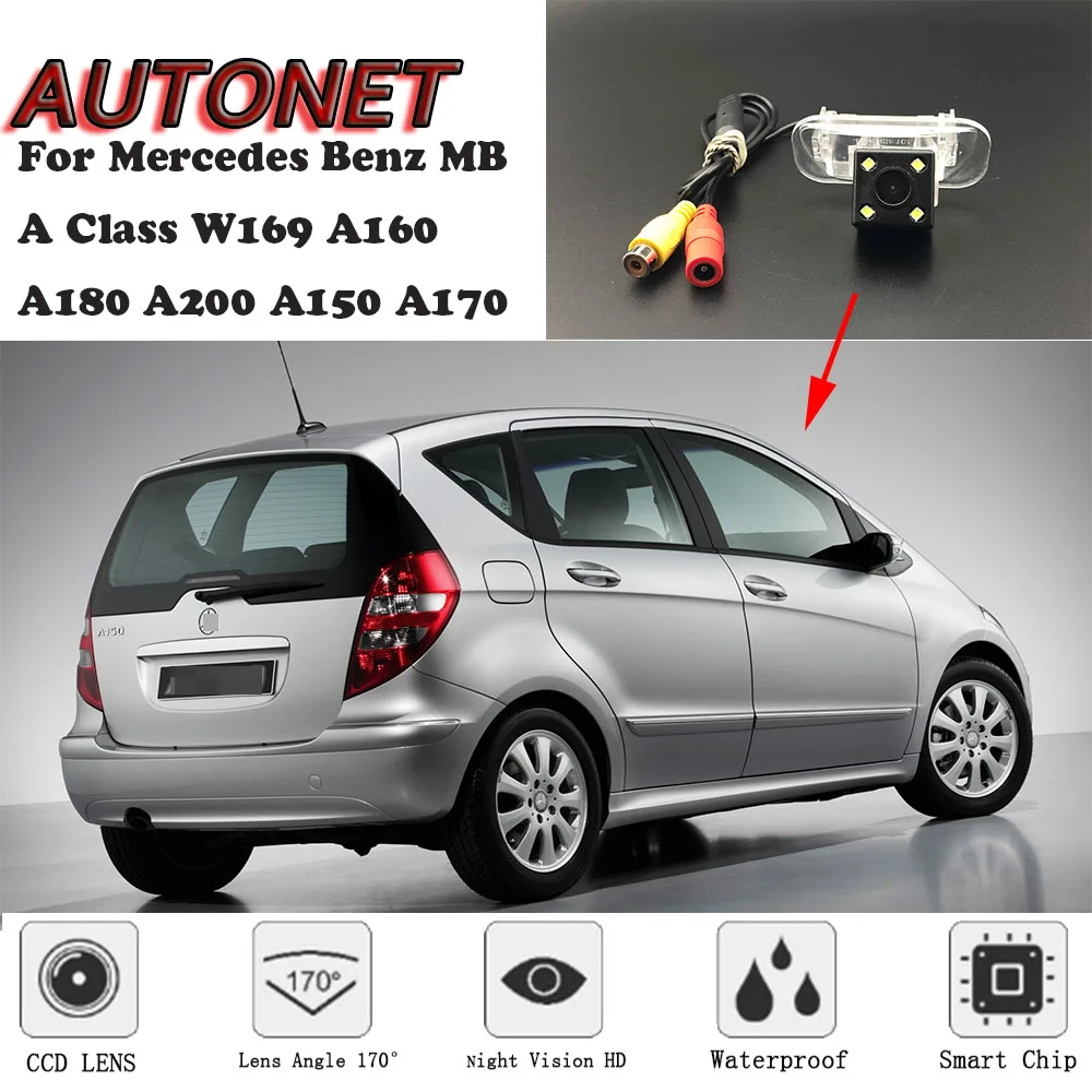 Камера заднего вида AUTONET для Mercedes Benz MB A Class W169 A160 A180 A200 A150 A170/камера номерного