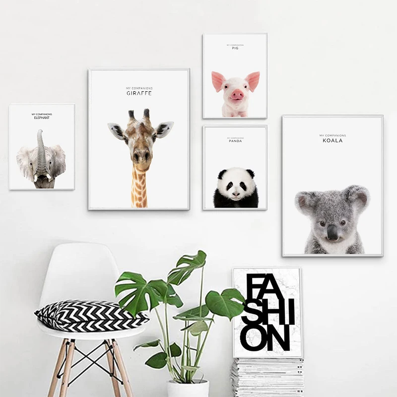 Giraffe Zebra Lion Elephant Animal Posters and Prints Canvas Art Painting Wall Art Nursery Decorative Picture Nordic Style Decor цена Giraffe Zebra Lion Elephant Animal Posters and Prints Canvas Art Painting Wall Art Nursery Decorative Picture Nordic Style Decor цены онлайн