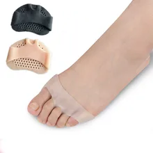 2 шт/лот кремниевый полуярдовый ототический массаж для снятия боли гелевый плюсневая кость стопы Коврик противоскользящий Forefoot Pad поддерживает подушку