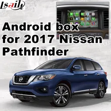 Android GPS navigation box video interface for 2017 Nissan Pathfinder with cast screen mirror link