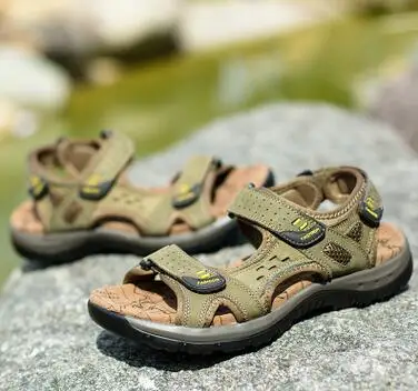 Pic Sapatos De Hot Verão Moda As 2018 Metros Dos Homens Praia Grande Alta 38 as Venda 45 Sandálias Nova Lazer Couro Tamanho A Qualidade Pic Anq7S8YExw