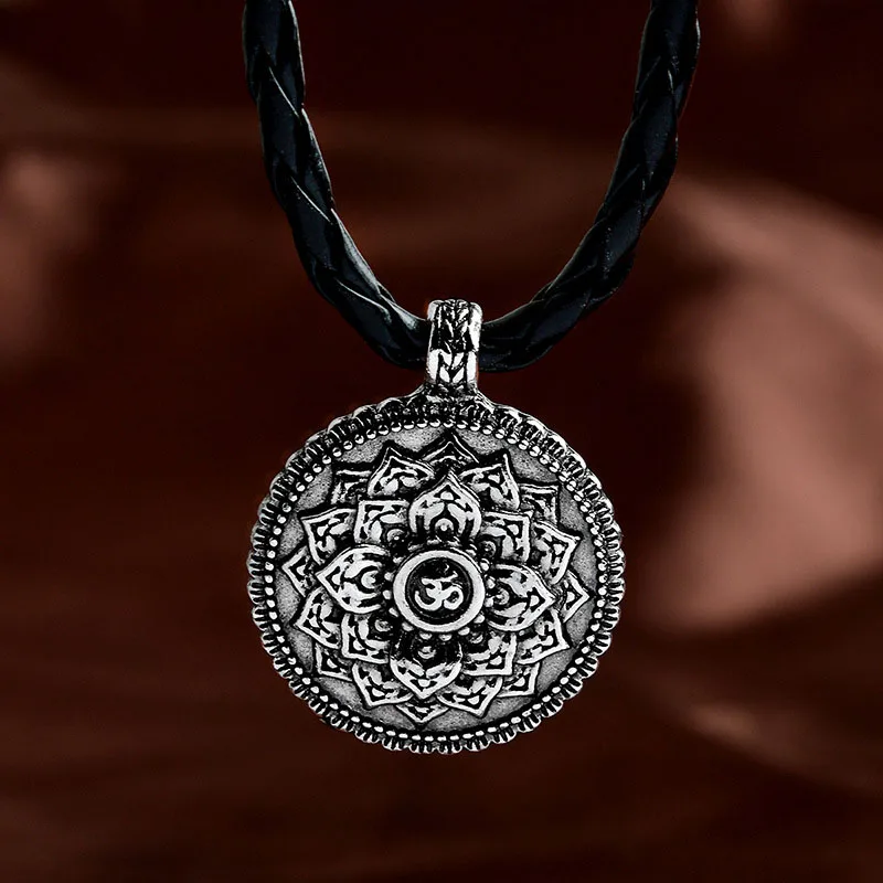 Viking кулон Valknut мужское ожерелье женское круглое языческое религиозное