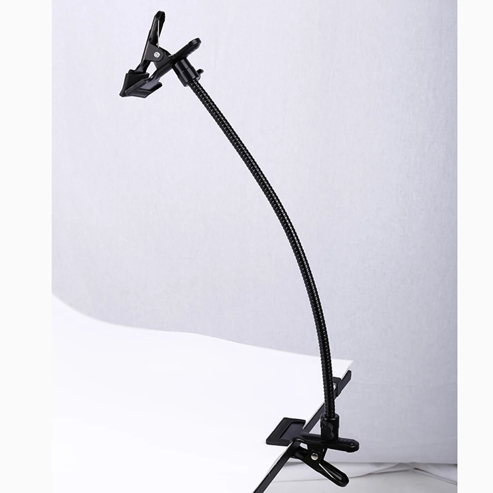  iron pipe Background Holder Clamp Clip Camera Photo Studio Accessories Light Stand Flex Arm Reflect