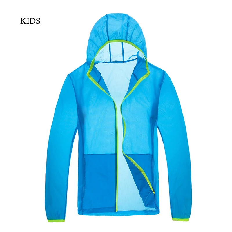 Детская ветрозащитная велосипедная куртка для мальчиков и девочек, велосипедная ветровка, одежда для велосипеда, велосипедная куртка, ветровка - Цвет: blue 2