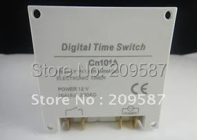 

110VAC DIGITAL PROGRAMMABLE WEEKLY TIMER SWITCH 16A