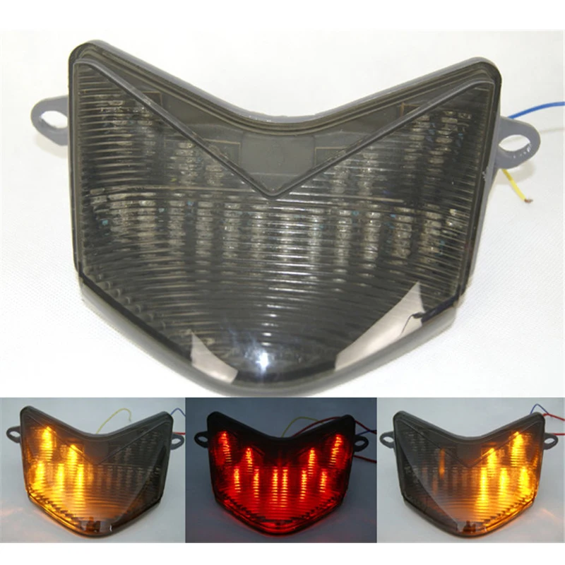 

waase For Kawasaki Ninja ZX10R ZX-10R 2006 2007 Tail Light Brake Turn Signals Integrated LED Light