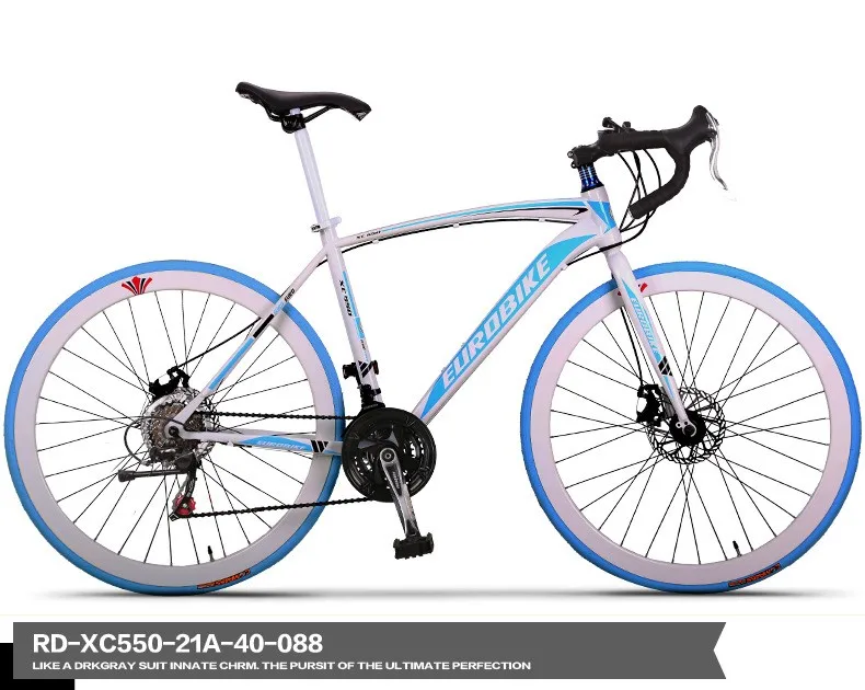 Excellent New X-front brand 21/27 speed racing bike 700C*49cm steel frame bicycle alloy pedal cycling disc brake bicicleta road bike 7