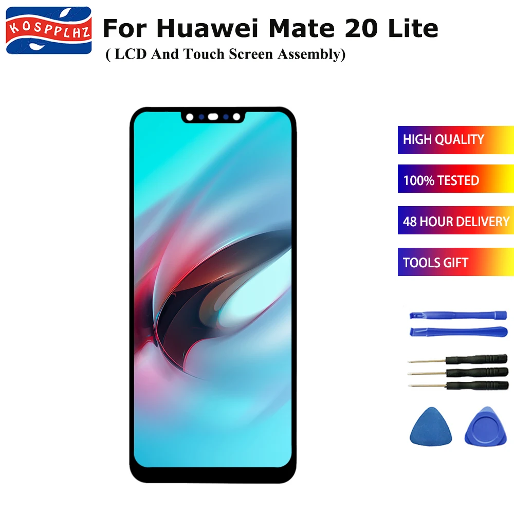 Brand Original LCD For Huawei Mate 20 Lite Display Touch Screen Assembly+Frame mate 20lite SNE LX1 | Мобильные телефоны и