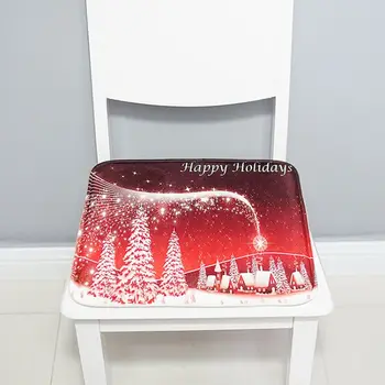 

Christmas Home Office Decor Round Comfortable Cotton Seat Cushion Bar Chair Back Seat Cushions Sofa Pillow Buttocks Decorative