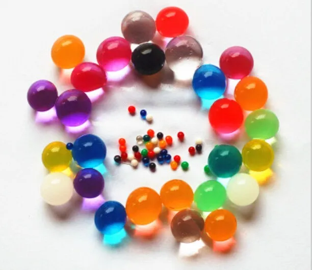 

10000Pcs Crystal Soil Water Beads Water Gun Bullet Bio Gel Paintballs Mud Grow Aqua Soil For Flower Weeding Home Decoration Z620