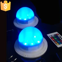 102 мм декоративная лампа светящаяся мебель светильник база/rgbw Led светильник для светодиодная подстветка которая мебель светильник с индуктивным Зарядное устройство 50 шт./лот