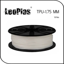 Worldwide Fast Delivery Manufacturer 3D Printer Material 1kg 2.2lb Soft 1.75mm Flexible White TPU Filament