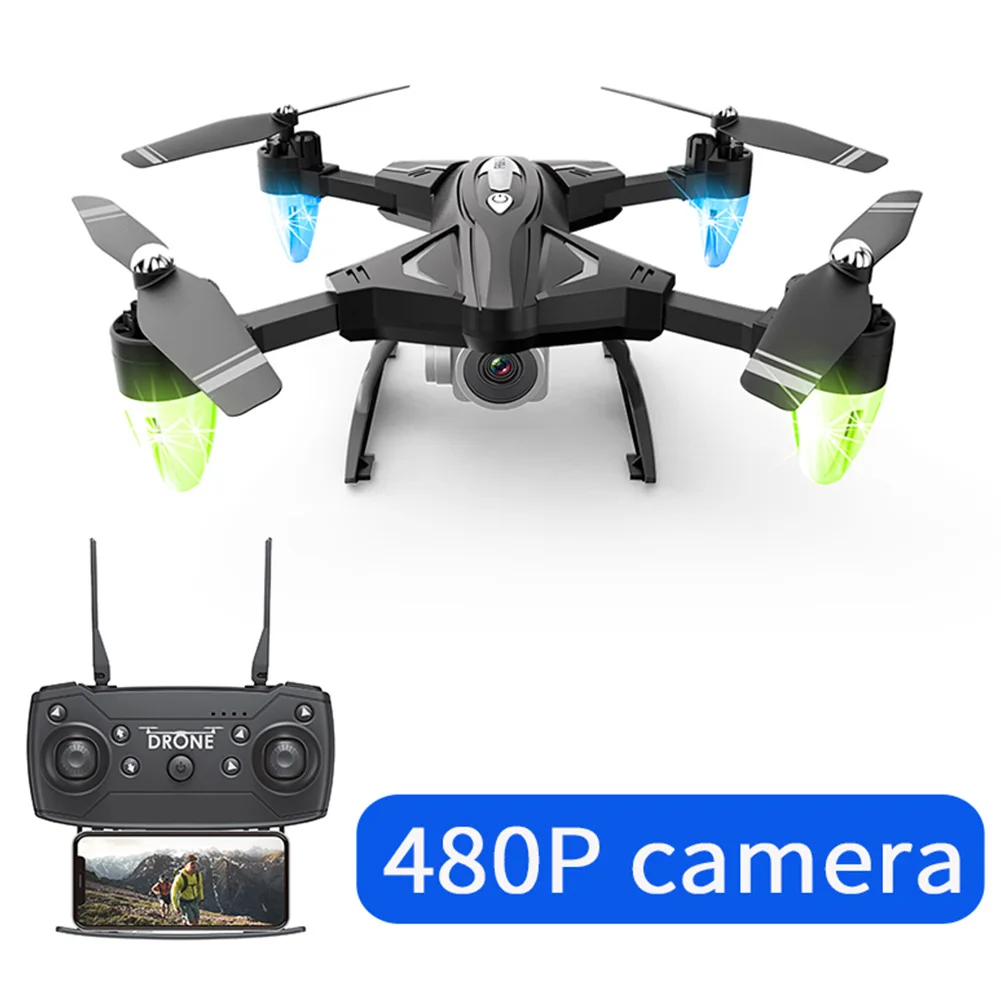 

F69 HD Folding Holdable Gift Training High Mode FPV With Camera Drone One Key Return Wide Angle Quadcopter Portable Mini WIFI