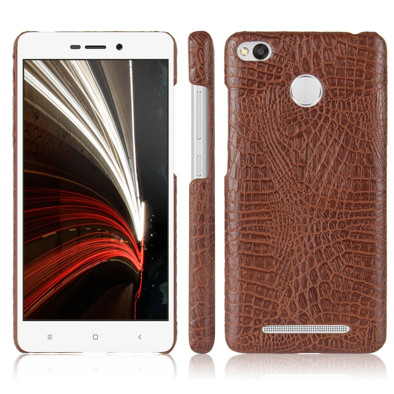 Xiaomi Redmi 3X 3S 5inch Crocodile PU leather +PC case