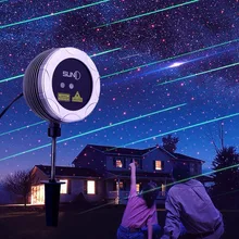 SUNY стрельба звезда открытый лазерные огни двойной цвет украшения проектор метеоритный дождь красные точки душ Ландшафтный Сад Рождество