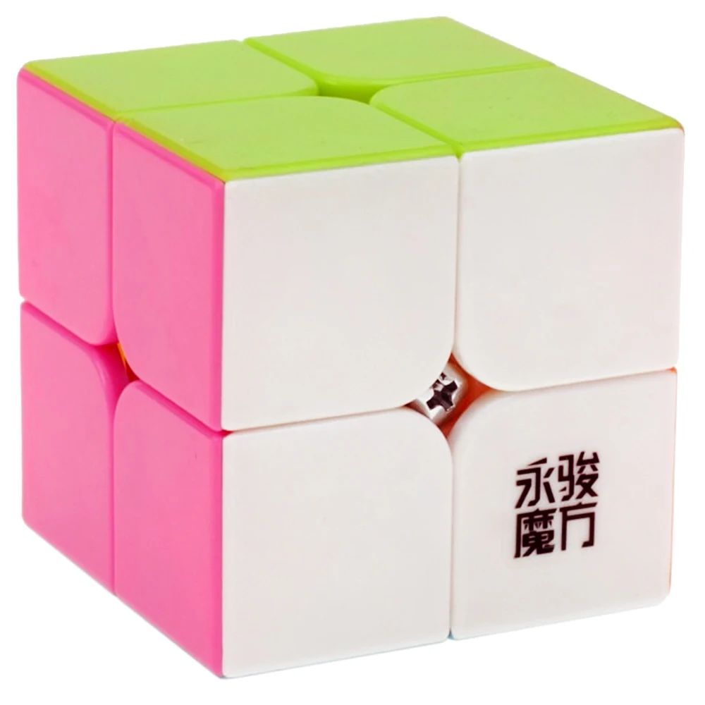 YongJun's Волшебные кубики 2*2 YJ юпо кубар-Рубик на скорость 2x2x2 Professional Cubos Megico 5 см 2 слоя антистресс