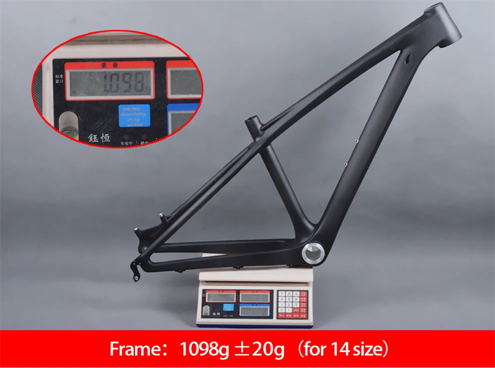 Excellent Chinese kids carbon 26er mtb frame mtb carbon frame 26er 14 inch carbon mtb frame 26 carbon kids frame with headset+clamp+BB92 33