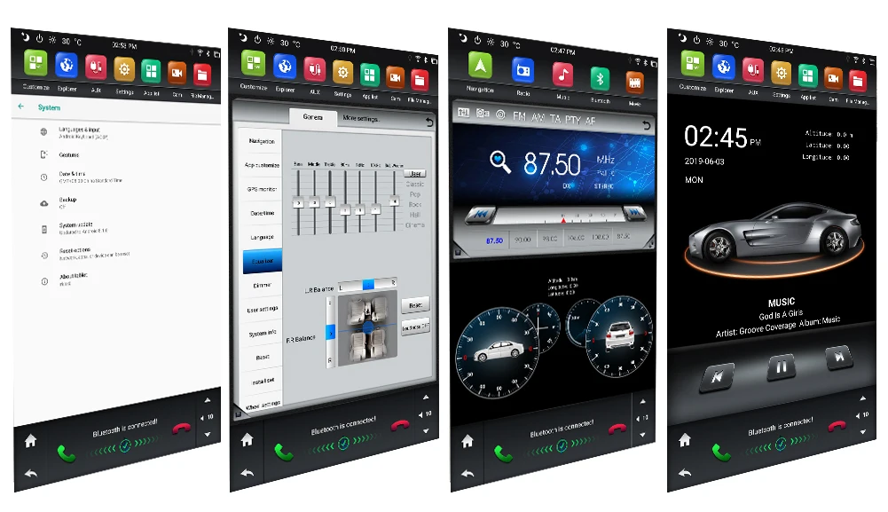 Carbar 13," Tesla стиль Android 8,1 автомобильный DVD gps плеер для Toyota Land Cruiser LC200 Стерео Радио Навигация Аудио