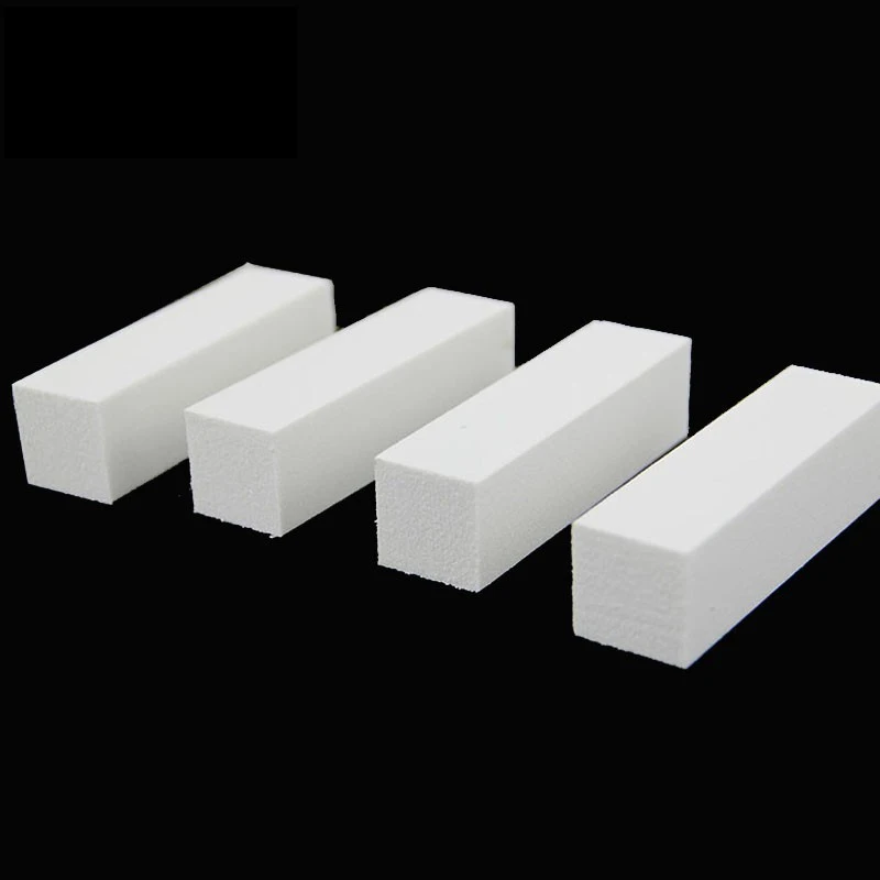 

4pcs/Lot White Sand Squares Nail File Buffer Block For UV Gel Nail Polish Art Tool Manicure Pedicure Form Nail File High Qaulity