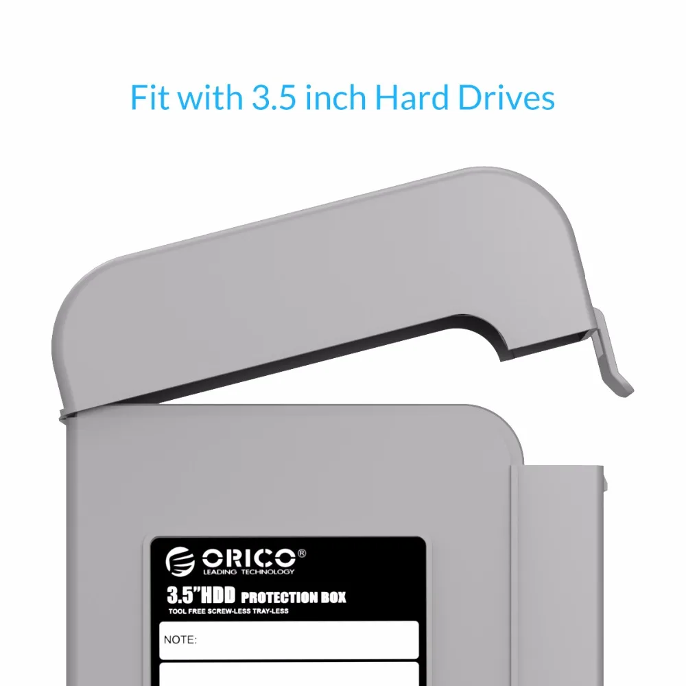 ORICO 3," Чехол для жесткого диска, чехол для внешнего жесткого диска, защитный чехол для жесткого диска, корпус с водонепроницаемой функцией-5 шт., серый цвет