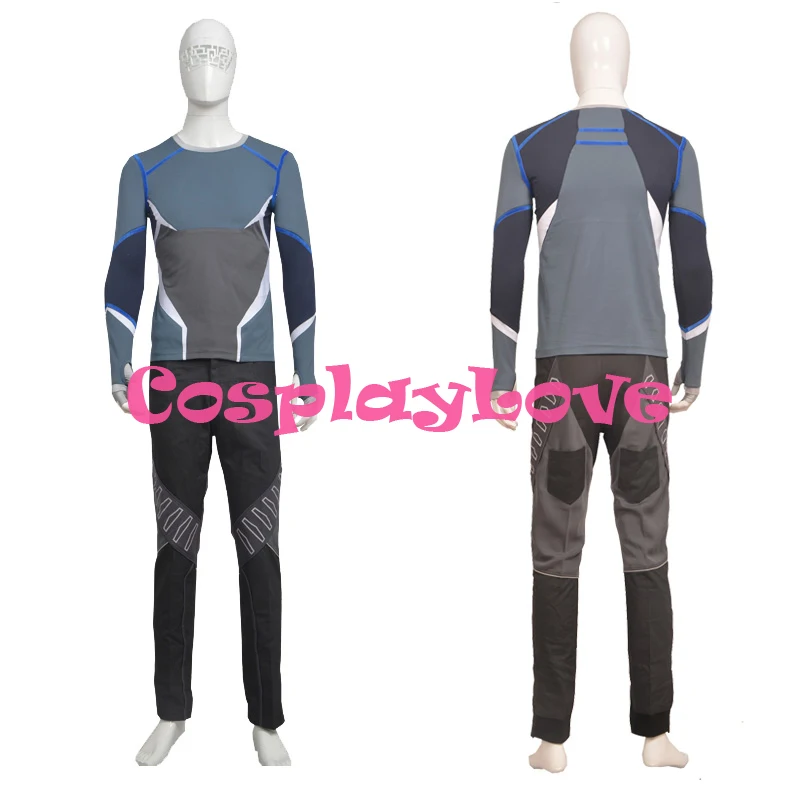 

New Custom Made High Quality America Movie Avengers: Age of Ultron Movie Quick silver Cosplay Costume For Halloween