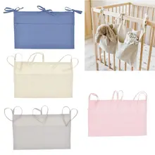 Органайзер для детской кроватки, подвесная сумка для хранения для детской кроватки, многоцелевой органайзер для детской кроватки, подвесные пеленки, игрушки, ткань