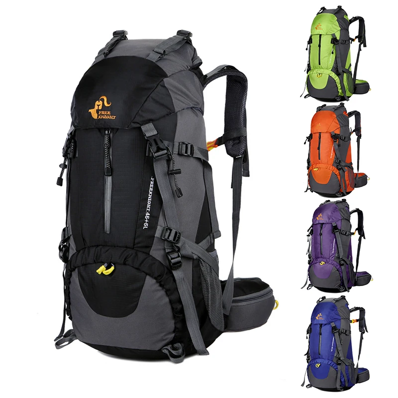 

50L Outdoor Mountaineering Backpack Travel Hiking Camping Climbing Bags Splatterproof Waterproof wif Waterproof Multifunctional