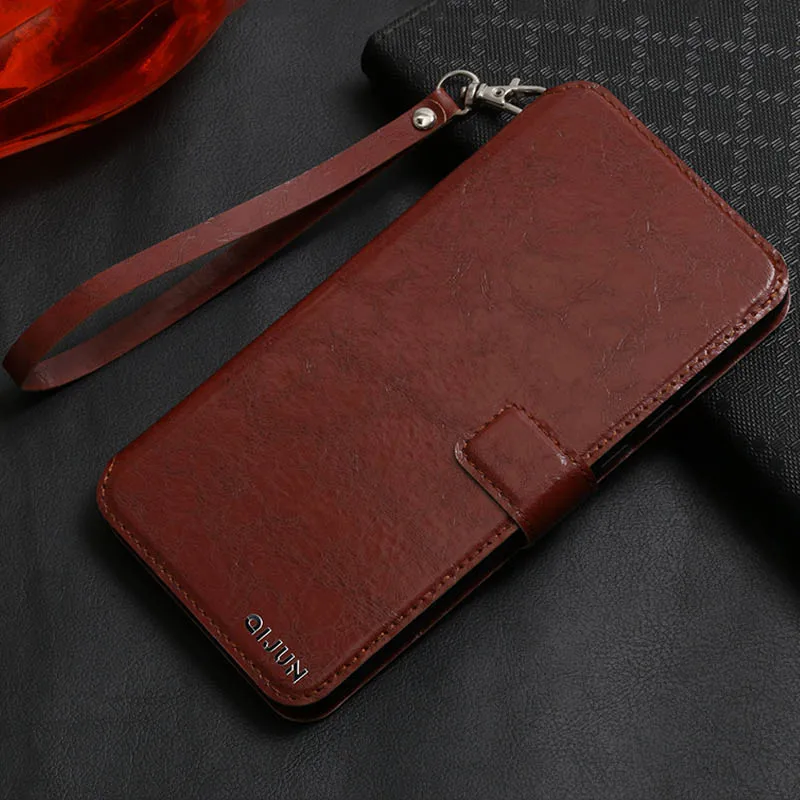 Кожаный чехол-кошелек в стиле ретро Для Doogee F5 T6 Pro Y6 Y200 Y300 с магнитной подставкой и