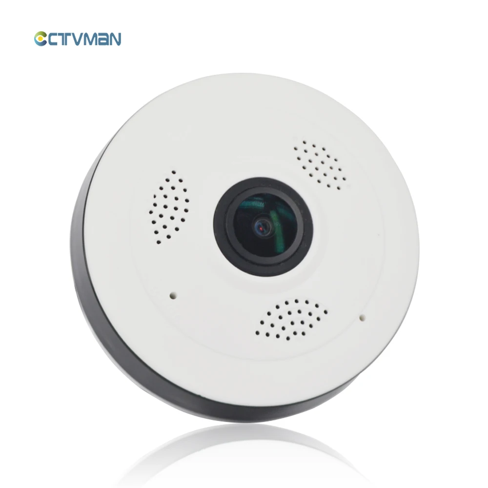 

CTVMAN Mini Dome Wifi IP Camera Fisheye VR Panoramic 360 degree 960P 1080P Wireless Micro Webcam CCTV P2P Security Surveillance