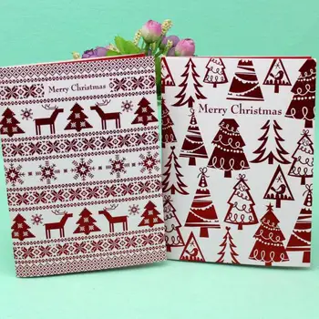

10 Pcs/lot New Cartoon Animal Christmas Music Greeting Card Thanks Message Card Merry Christmas Gift Greeting Card