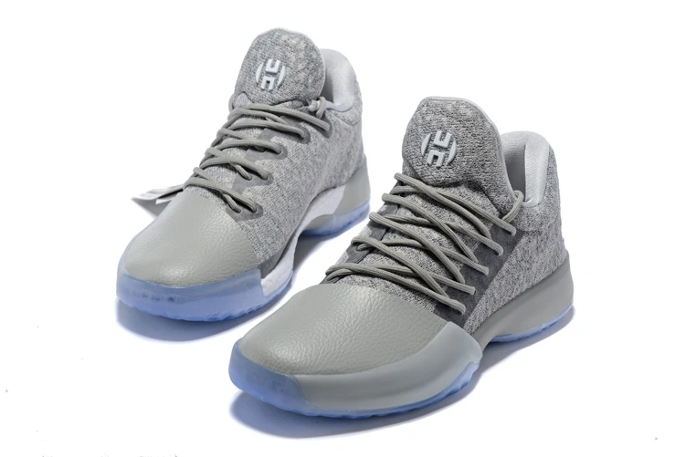 Баскетбольные кроссовки Mahadeng boost Harden Vol.1 домашние BW0547 спортивные кроссовки размер 39-46 - Цвет: Серый