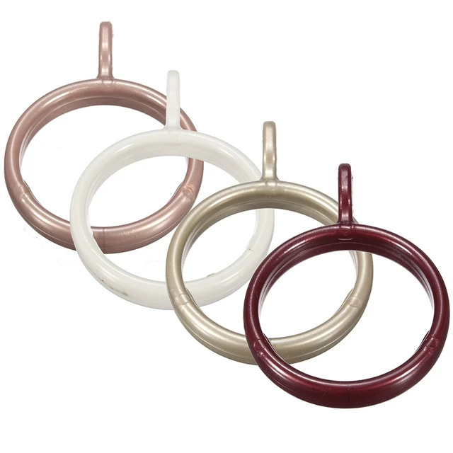 30pcs Plastic Curtain Ring Shower Curtain Hanging Ring Curtain Pole Rod Drapery With Eyelet For 25~28mm Diameter Curtain Rod-in Curtain Decorative ... 30pcs Plastic Curtain Ring Shower Curtain Hanging Ring Curtain Pole Rod Drapery With Eyelet For 25~28mm Diameter Curtain Rod-in Curtain Decorative ...