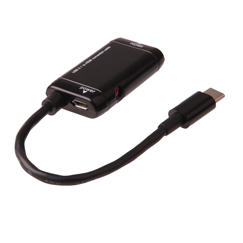 USB 3 1 Тип C порт к адаптер MHL HDMI кабель Шнур 1080P папа женскому для LeTV Le max 1S Pro3 X600 X800