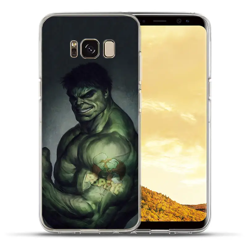 Для samsung Galaxy S8 S9 Plus S6 S7 Edge Note 8 роскошный чехол с героями Marvel, Мстители, силиконовый чехол, Coque Capinha Etui