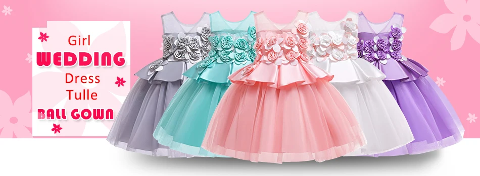 Летнее праздничное платье для девочек; vestidos; платья для маленьких девочек с объемным цветком; кружевные вечерние платья принцессы без рукавов; одежда для свадьбы